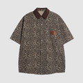 Vintage Leopard Cotton Shirts