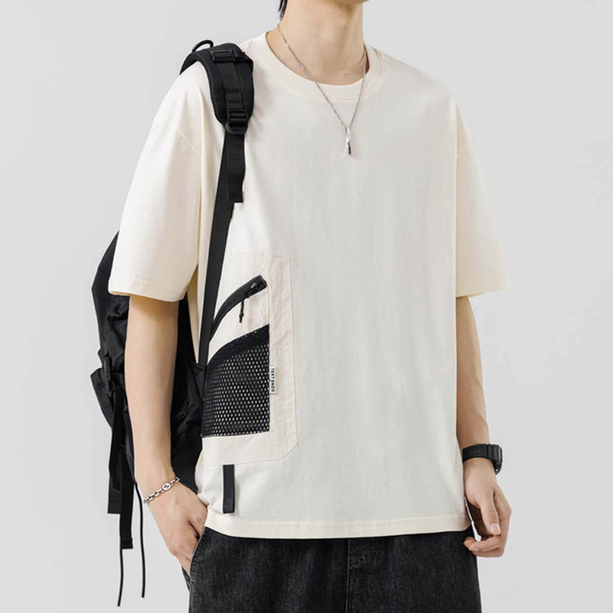 Creative Pocket Casual Tee