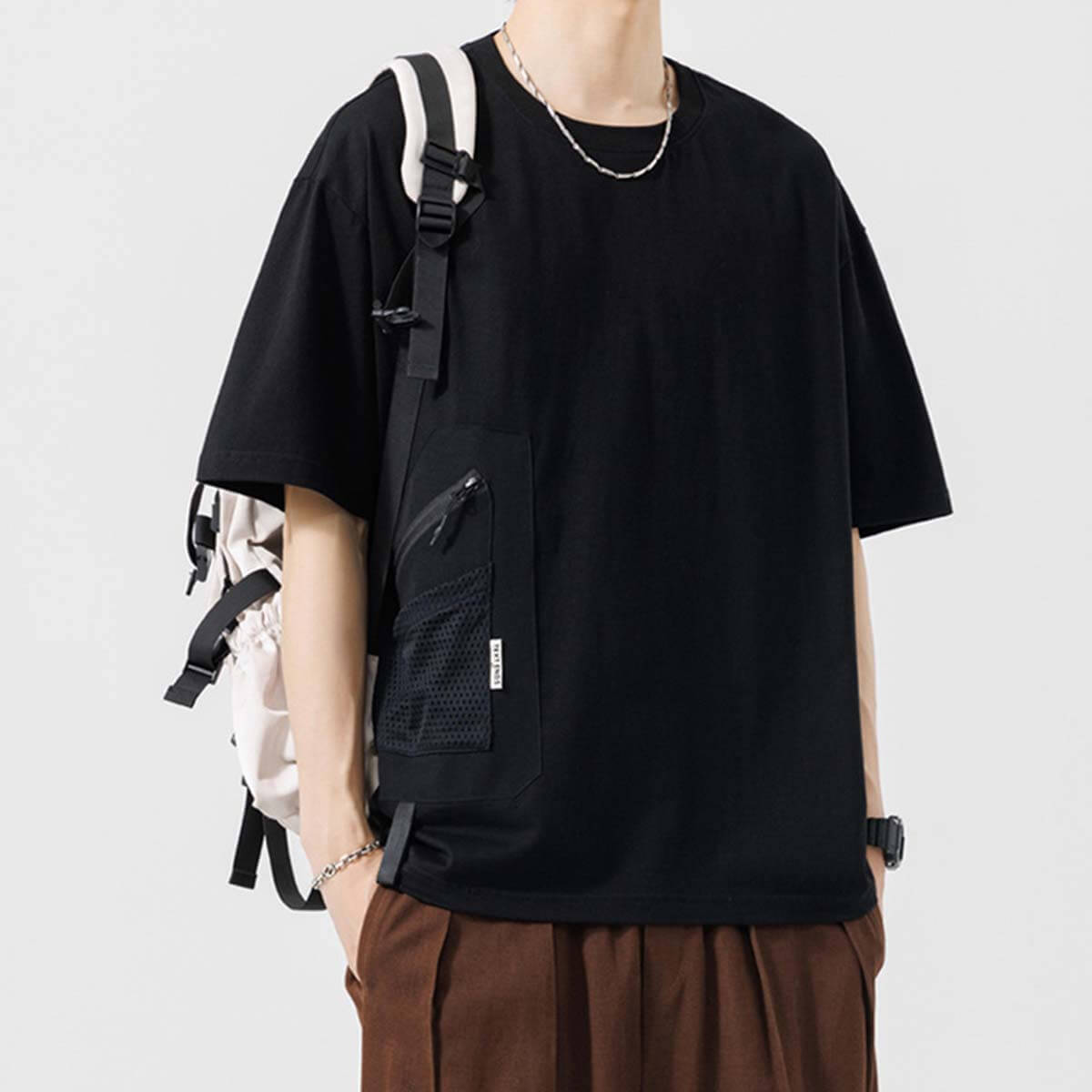 Creative Pocket Casual Tee
