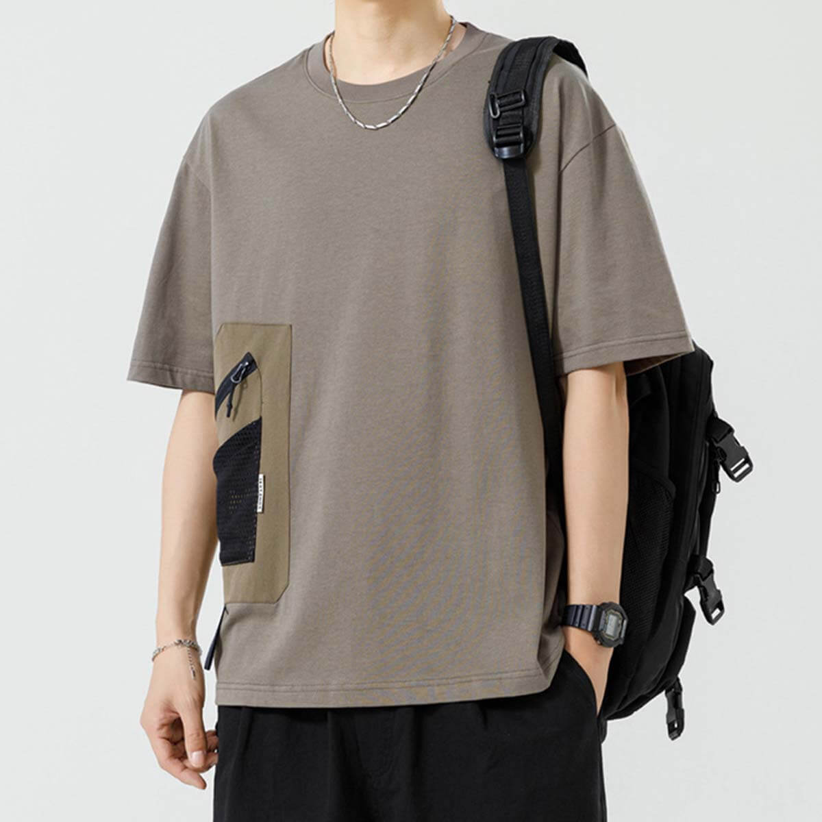Creative Pocket Casual Tee