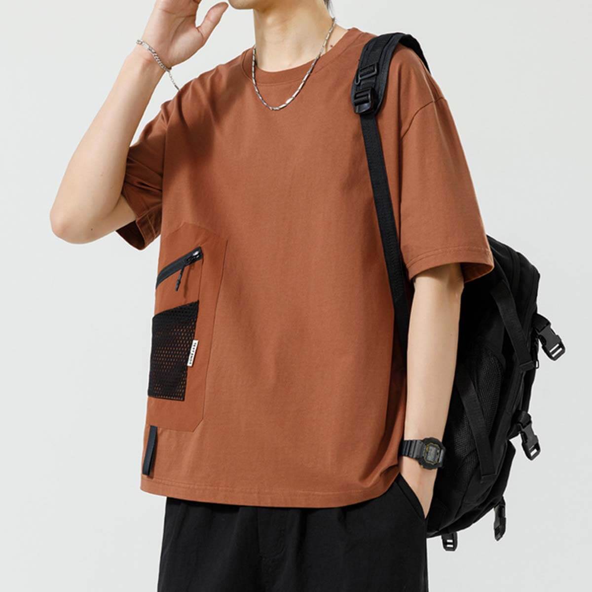 Creative Pocket Casual Tee