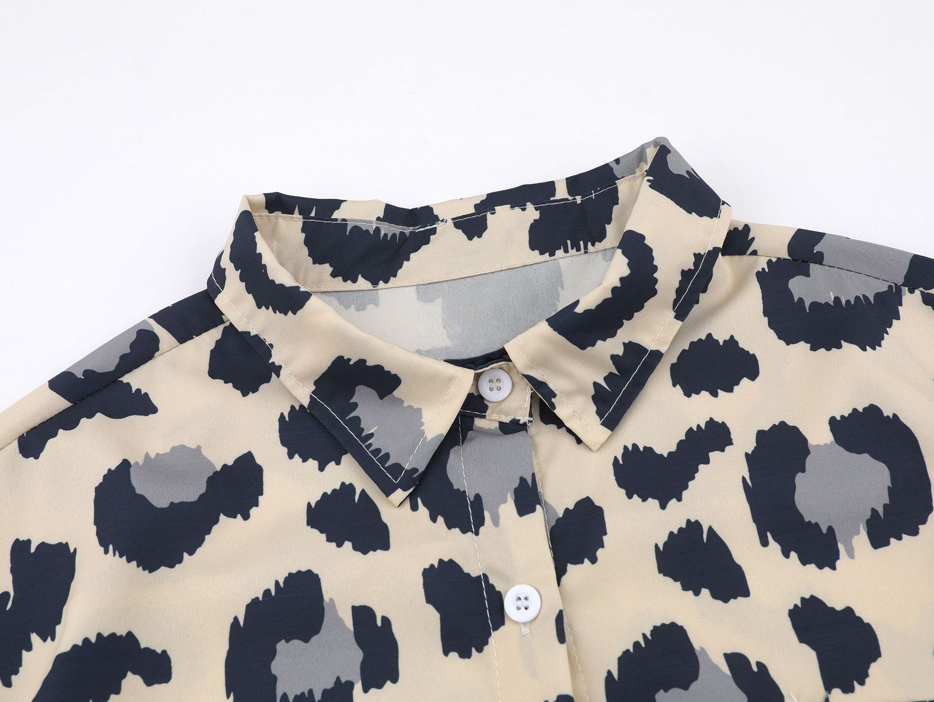 All-Over Leopard Print Shirt