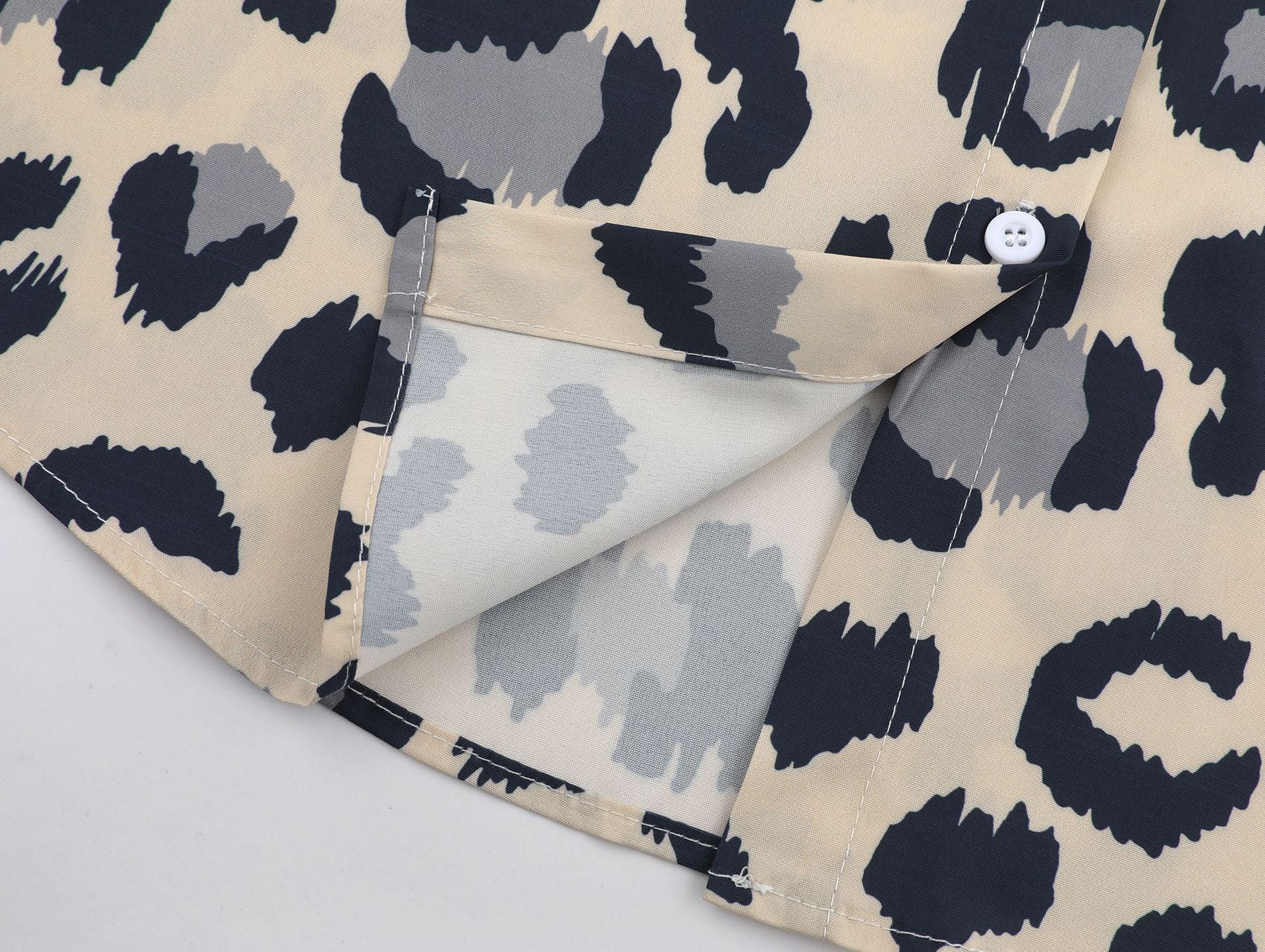 All-Over Leopard Print Shirt