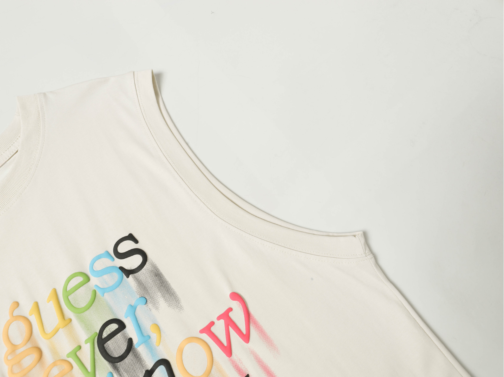 Vintage Colorful Letter Tank