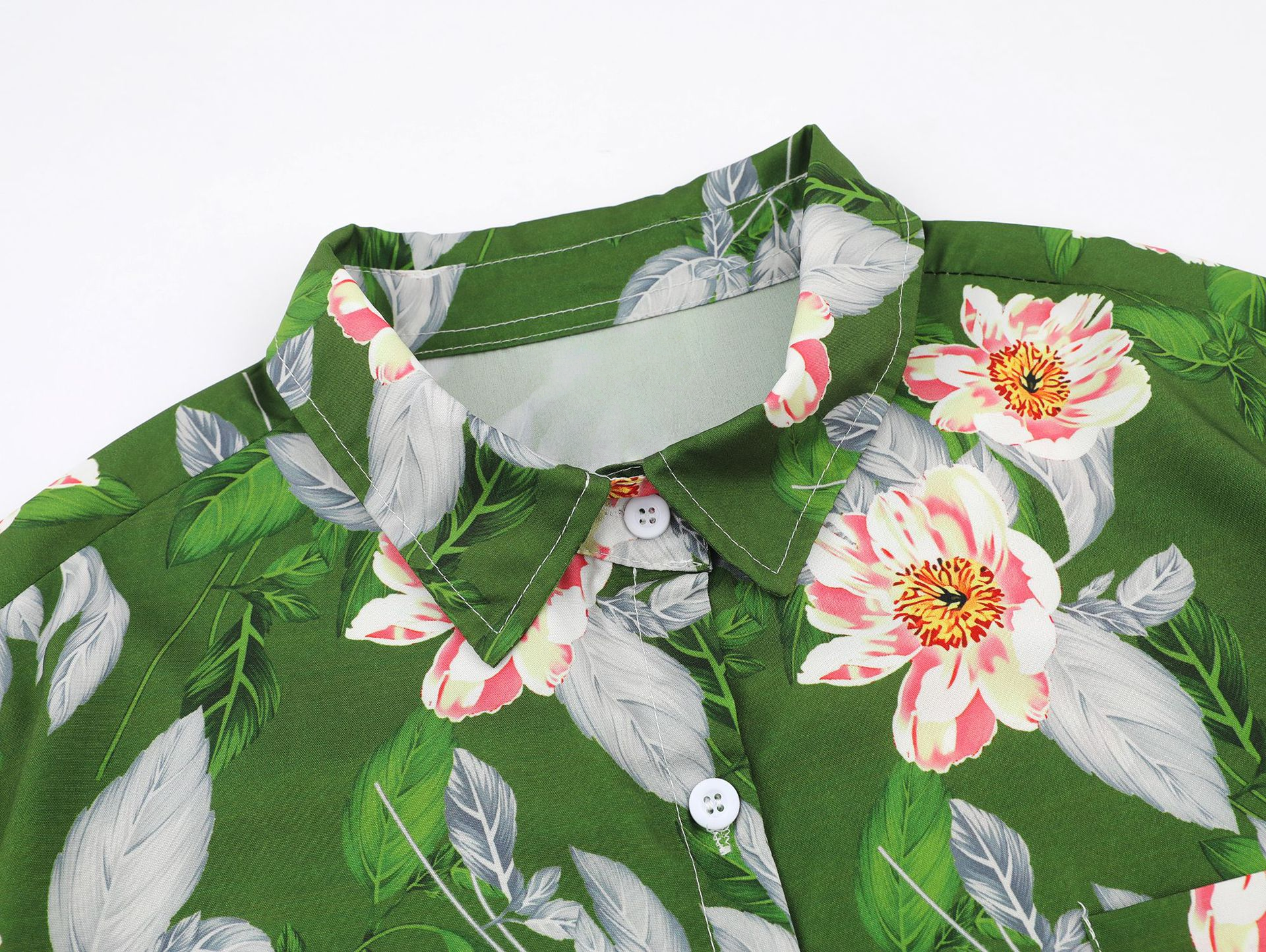 Floral Print Hawaiian Shirt