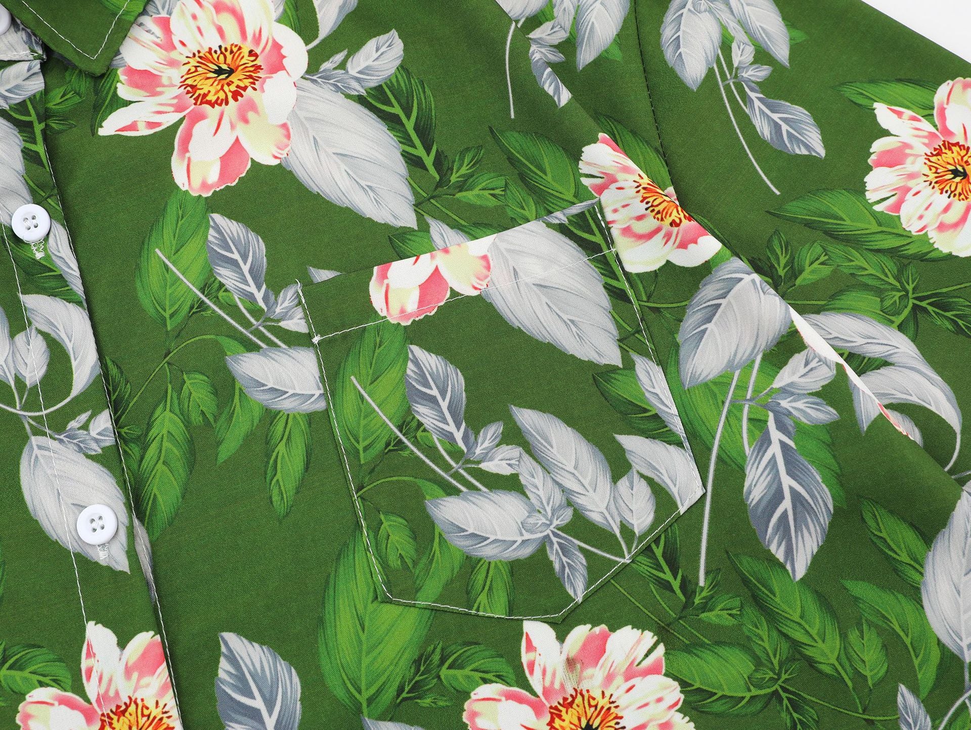 Floral Print Hawaiian Shirt