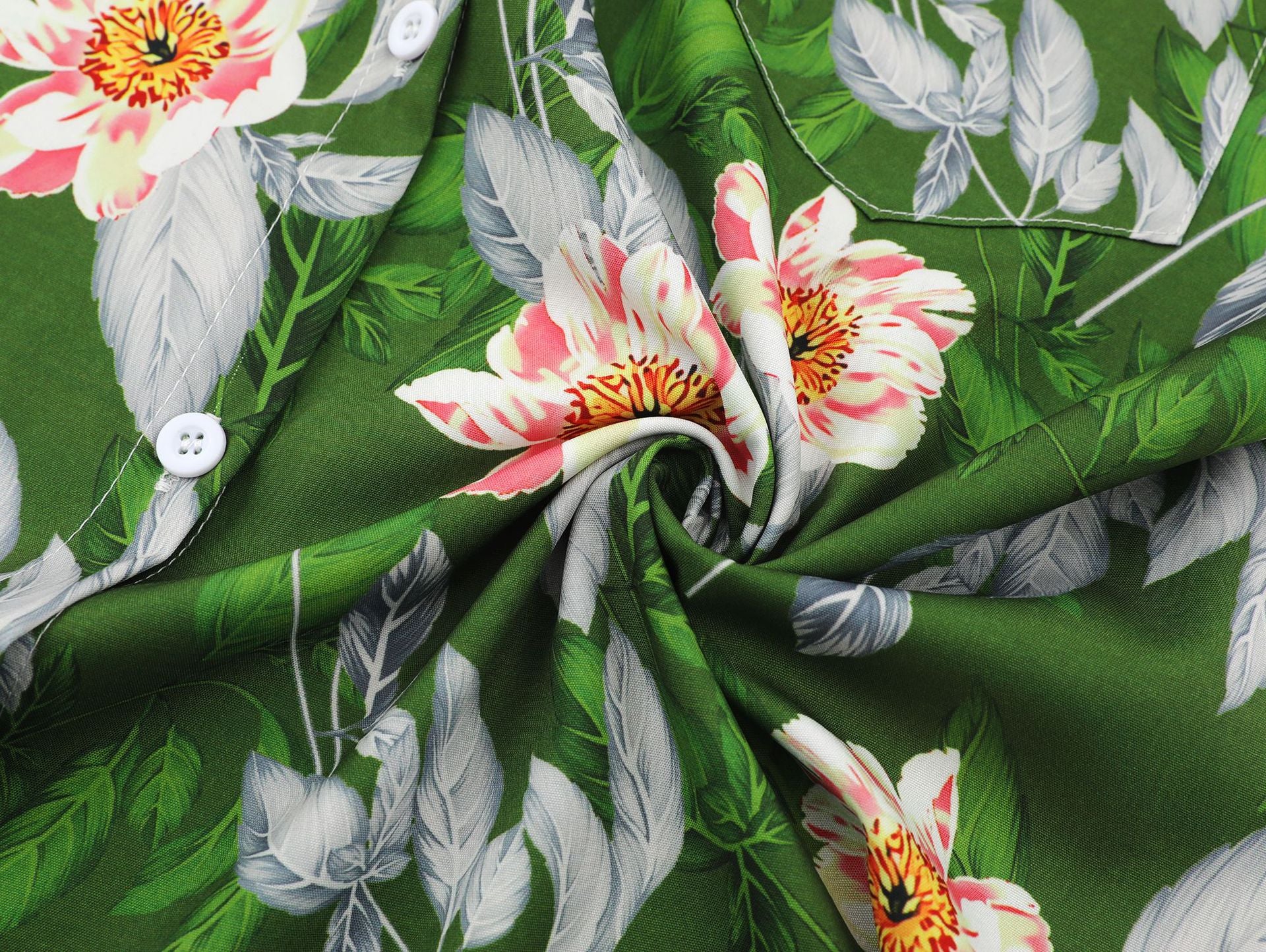 Floral Print Hawaiian Shirt