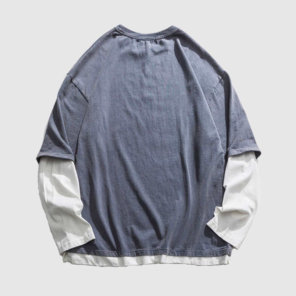 Sudadera estilo escalonado