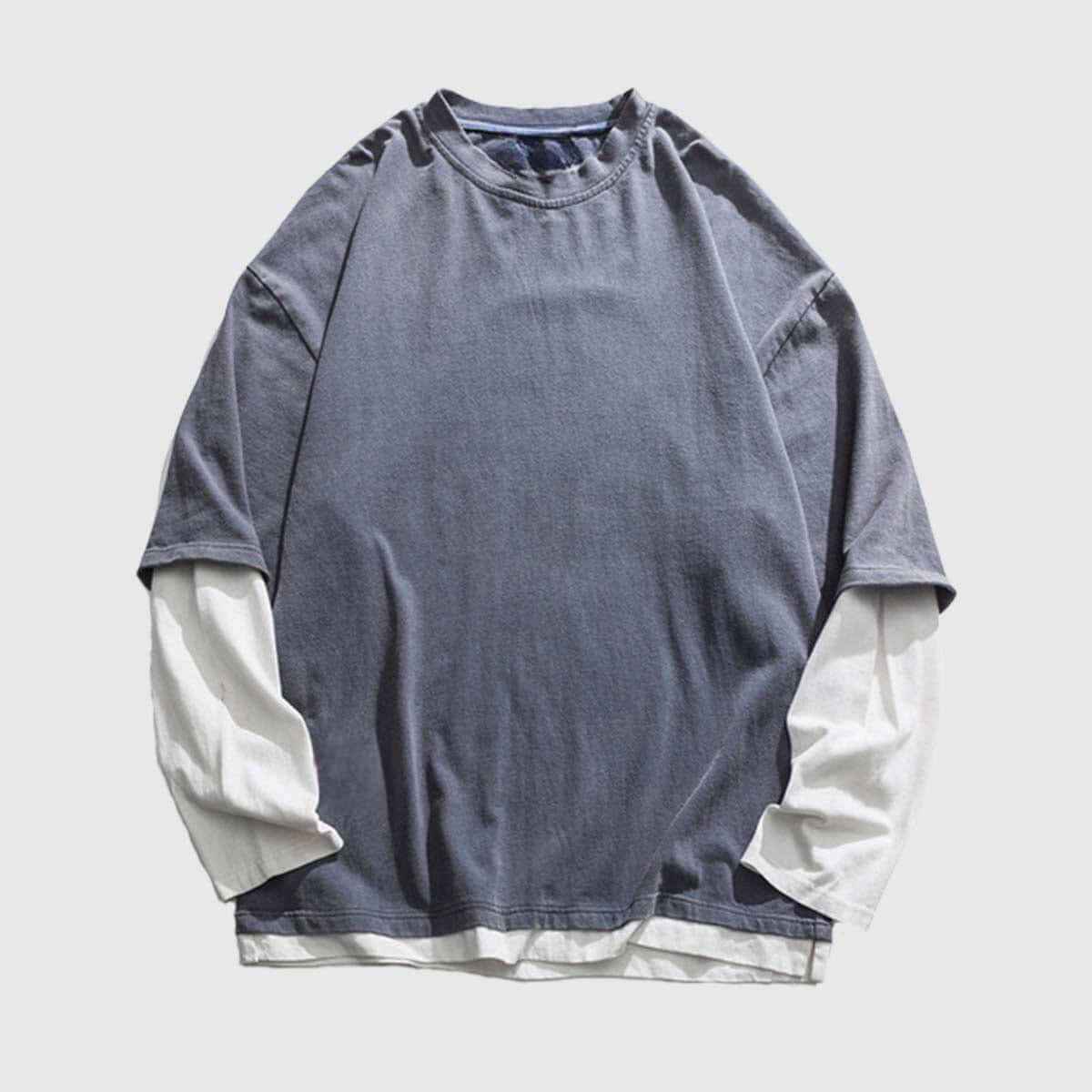 Sudadera estilo escalonado