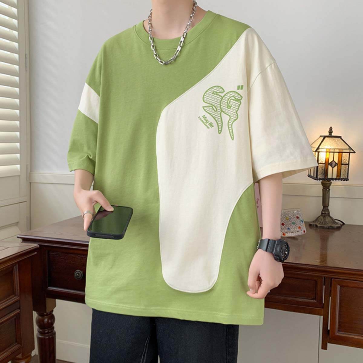 Camiseta de bloque de verano