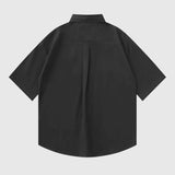 Unique Shoulder Tie Shirt