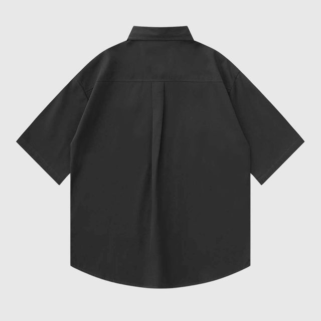 Unique Shoulder Tie Shirt