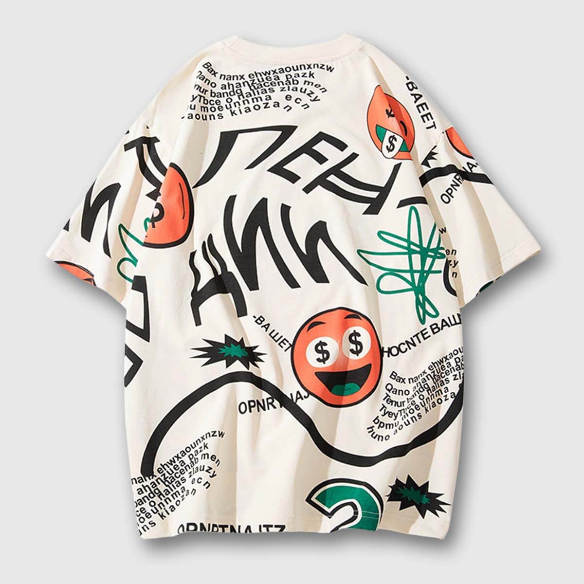 Camiseta de grafiti urbano