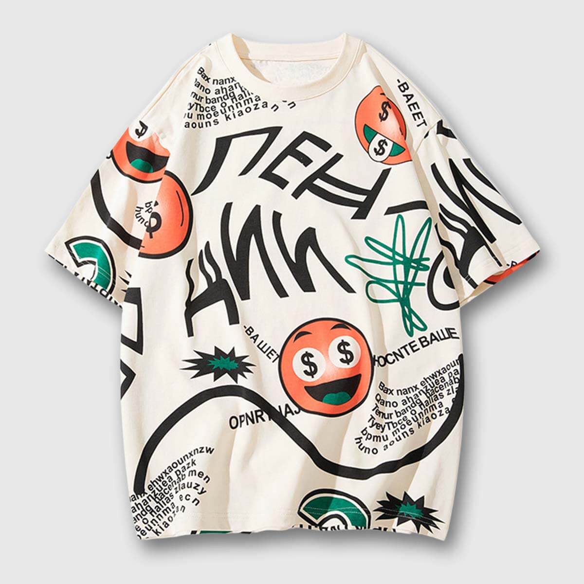 Camiseta de grafiti urbano