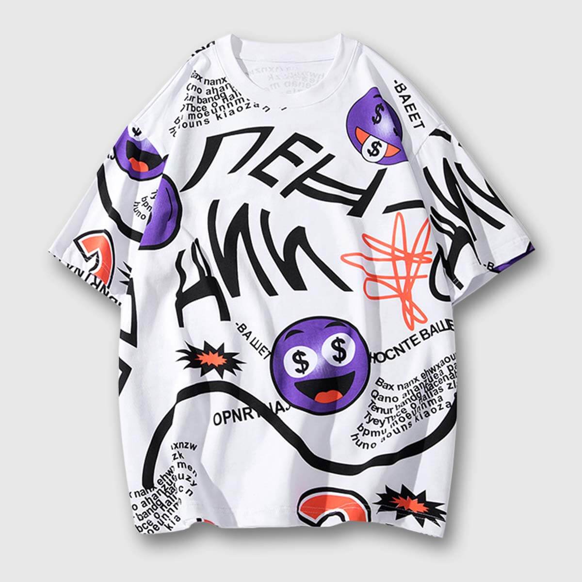 Camiseta de grafiti urbano
