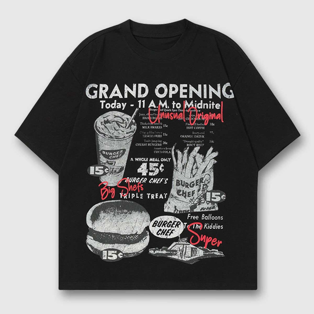 Camiseta gráfica vintage
