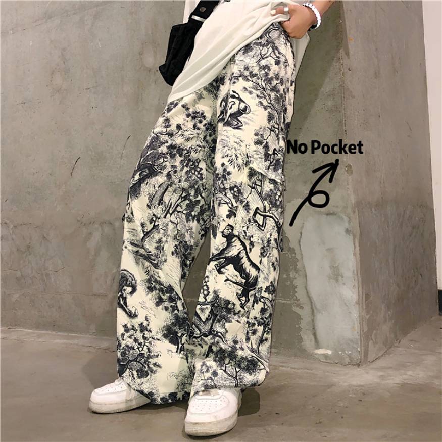 Pantalones con cordón para pintar con tinta