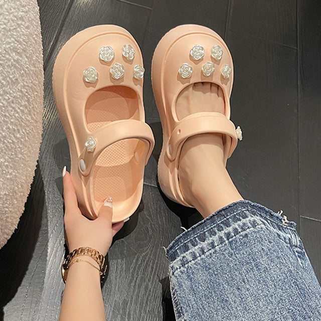 Lolita Rose Charm Mary Jane Zapatos
