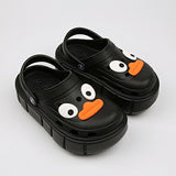 Lustige große Augen DIY Garten Clog mit dicken Sohlen
