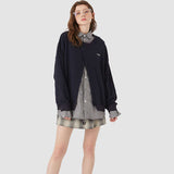 Gefälschtes Zwei-Karo-Sweatshirt mit Kragen