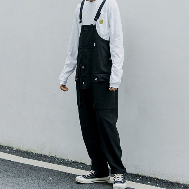 Multi-Pocket Bib Overalls