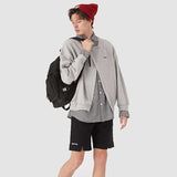Gefälschtes Zwei-Karo-Sweatshirt mit Kragen