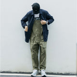 Multi-Pocket Bib Overalls