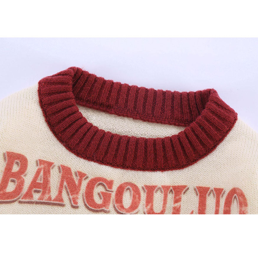 Forest Photo Print Cropped Sweater