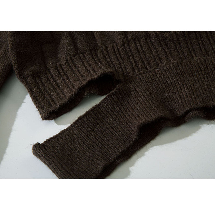 Kurz geschnittener Pullover mit Taillenausschnitt