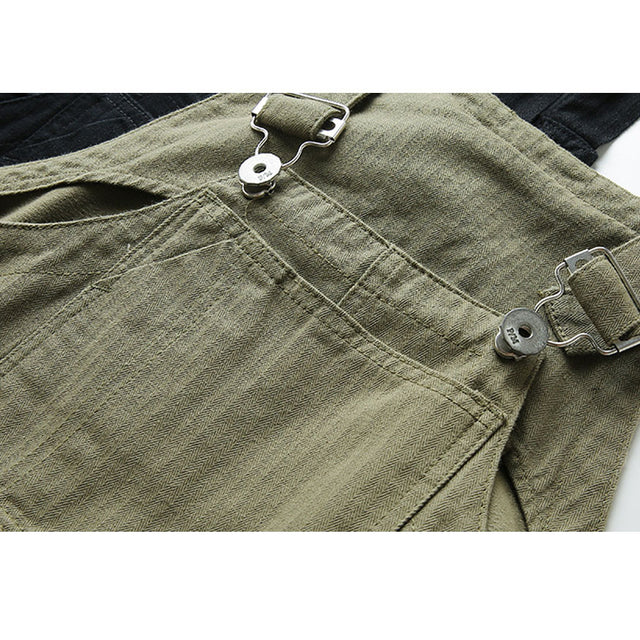Multi-Pocket Bib Overalls