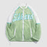 Buchstabenbedruckte sonnendichte QD-Jacke