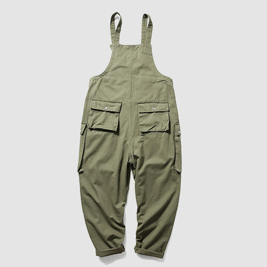 Multi-Pocket Bib Overalls