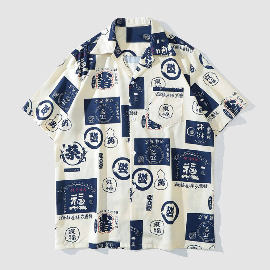 Camisas estampadas vintage