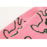 Abrazando al conejo Cartoon Knit Sweater