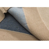 Pullover mit Rundhalsausschnitt und Landschaftsmalerei
