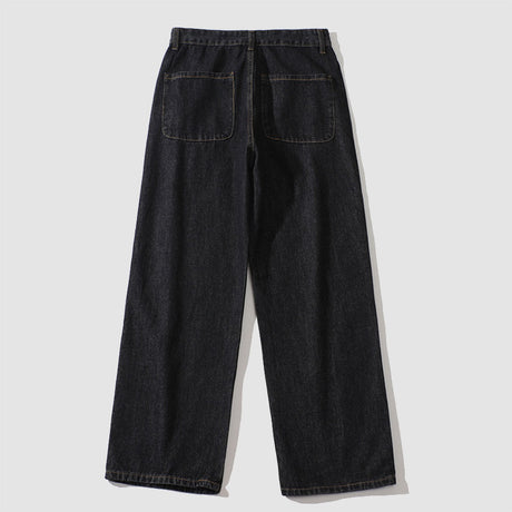Lustige Graffiti-Jeans mit geradem Bein