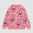 Abrazando al conejo Cartoon Knit Sweater