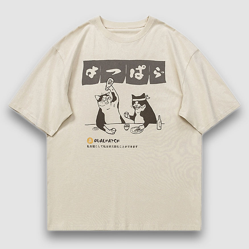 Camiseta estampada para beber