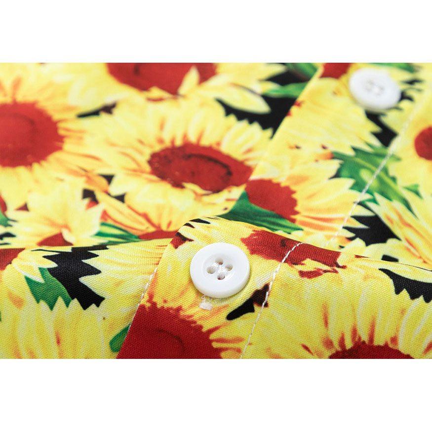 Vintage Sonnenblumen Sommershirt