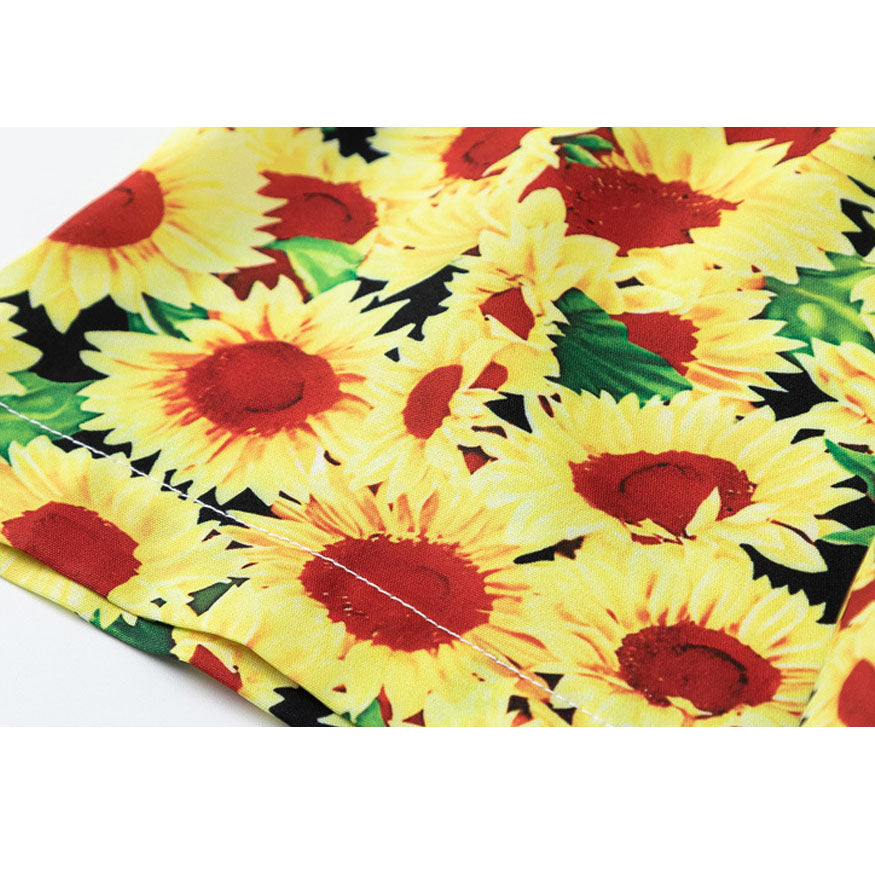 Vintage Sonnenblumen Sommershirt