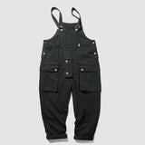 Multi-Pocket Bib Overalls