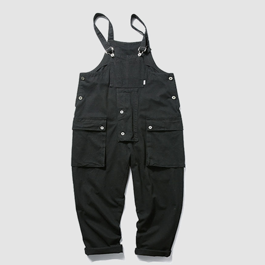 Multi-Pocket Bib Overalls