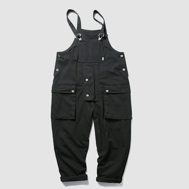Multi-Pocket Bib Overalls