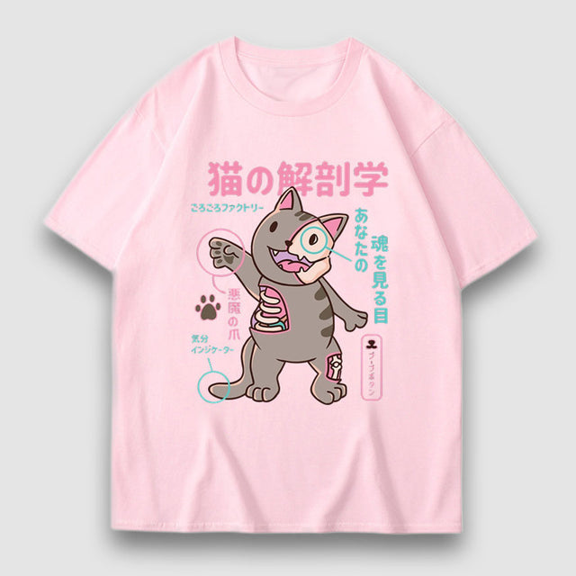 Kitten Cartoon Print Tee