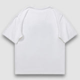 Eating Fish Cartoon Pattern Tee