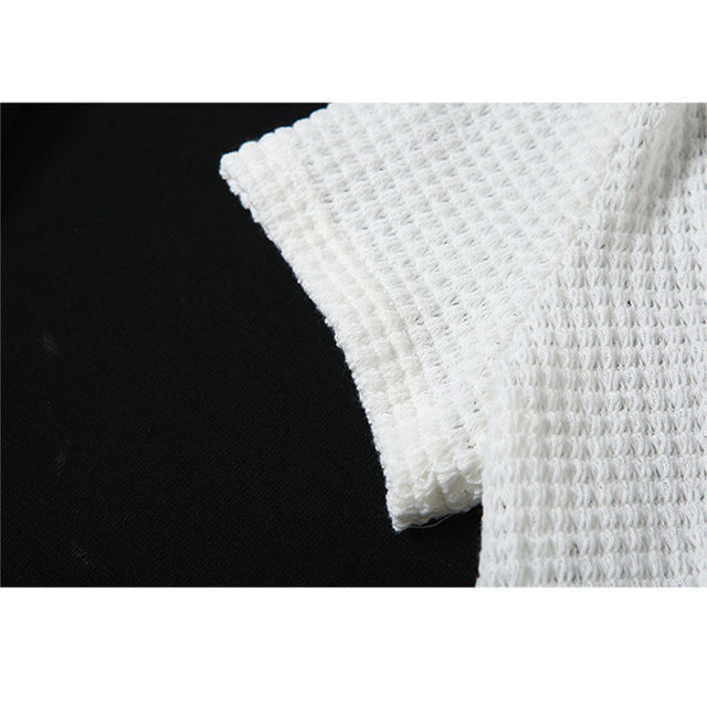 Zweiteiliges Crop-Top mit Schmetterlingsstickerei