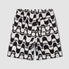 Zweiteiliges Hemd mit Wellenmuster + Shorts