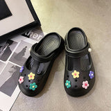 Süßer bunter Blumen-Garten-Clog