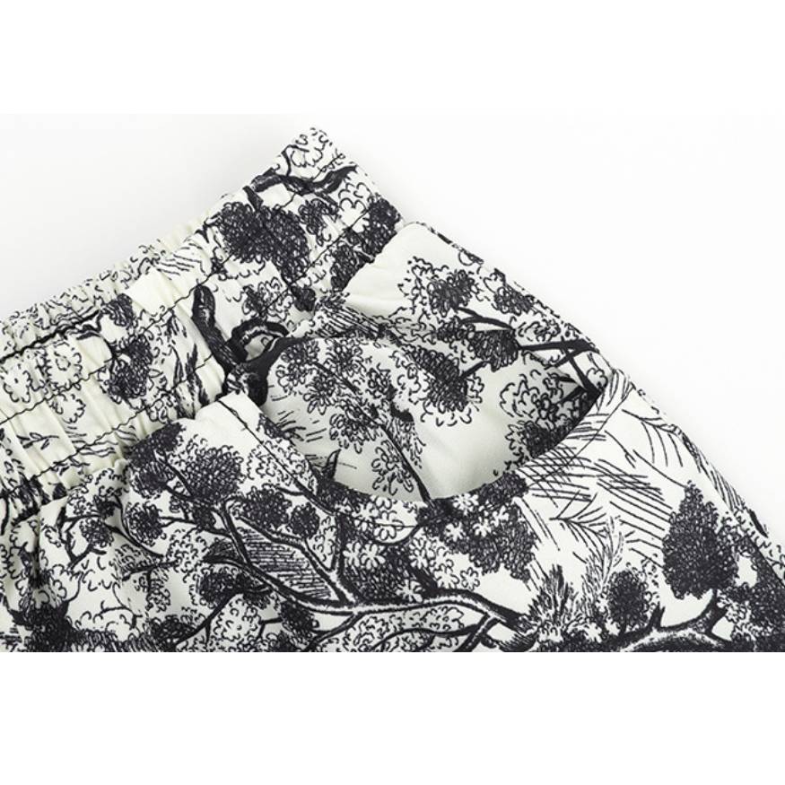 Pantalones con cordón para pintar con tinta
