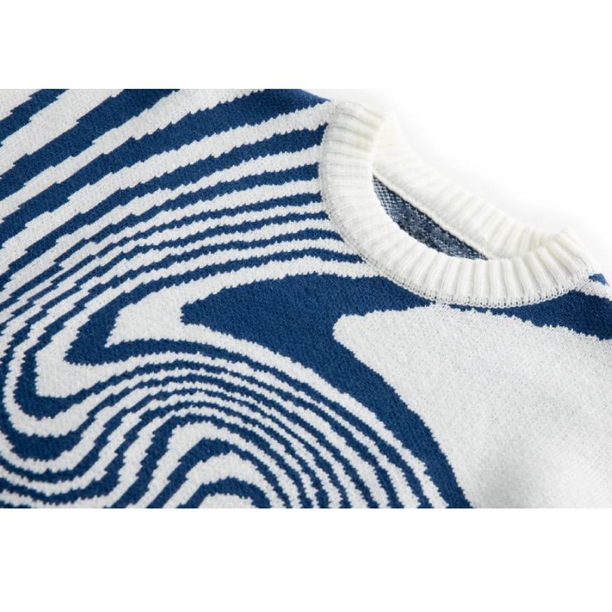 Jacquard-Pullover mit Jahresringen